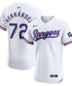 Jonathan Hern¨¢ndez Texas Rangers Nike Home Elite Player Jersey - White