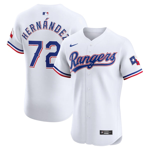 Jonathan Hern¨¢ndez Texas Rangers Nike Home Elite Player Jersey - White