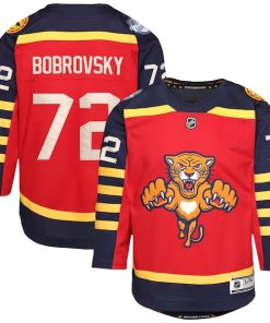 Sergei Bobrovsky Florida Panthers Outerstuff Youth 2026 NHL Winter Classic Premier Jersey - Red