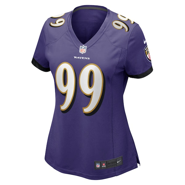 Odafe Oweh Baltimore Ravens Nike Women's Game Jersey - Purple - Image 2