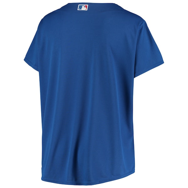 Chicago Cubs Women's Plus Size Sanitized Replica Team Jersey - Royal - Image 3