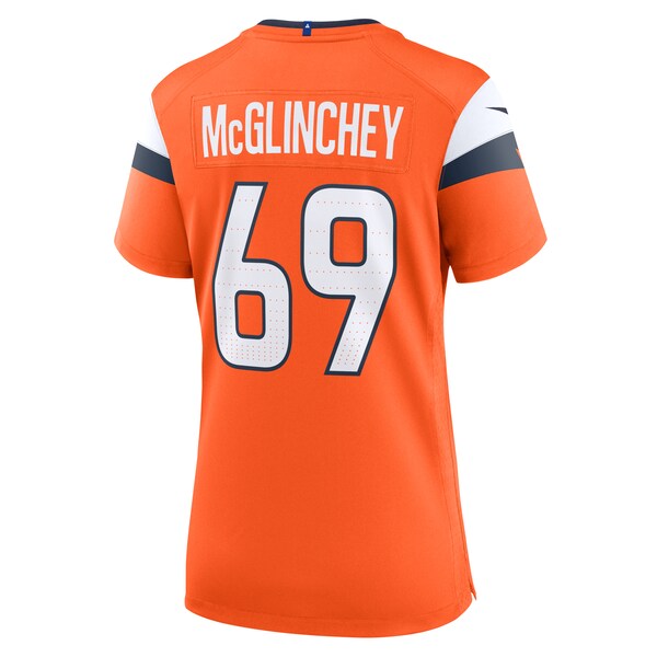 Mike McGlinchey Denver Broncos Nike Women's Team Game Jersey - Orange - Image 3