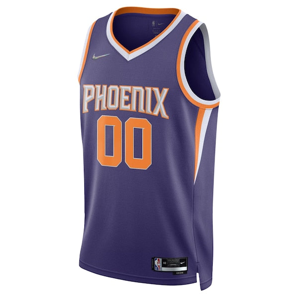 Phoenix Suns Nike 2021/22 Diamond Swingman Custom Jersey - Icon Edition - Purple - Image 2