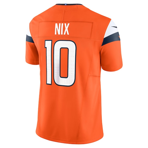 Bo Nix Denver Broncos Nike Vapor F.U.S.E. Limited Jersey - Orange - Image 3