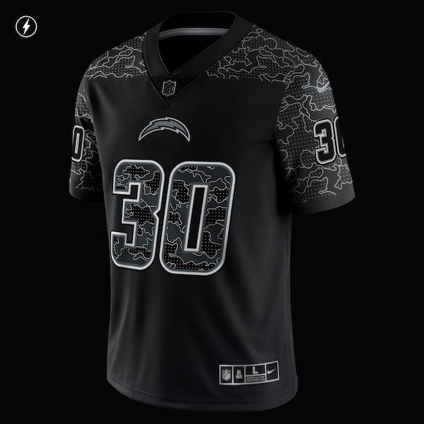 Austin Ekeler Los Angeles Chargers Nike RFLCTV Limited Jersey - Black - Image 5