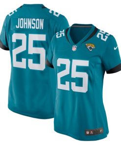 D'Ernest Johnson Jacksonville Jaguars Nike Women's Team Game Jersey -  Teal