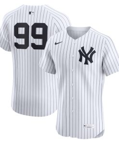 Alternative view of Aaron Judge New York Yankees Nike Home ElitePlayer  Jersey - White/Navy