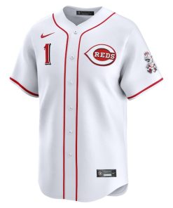 Alternative view of Cincinnati Reds Nike #1 Dad Home Limited Jersey - White
