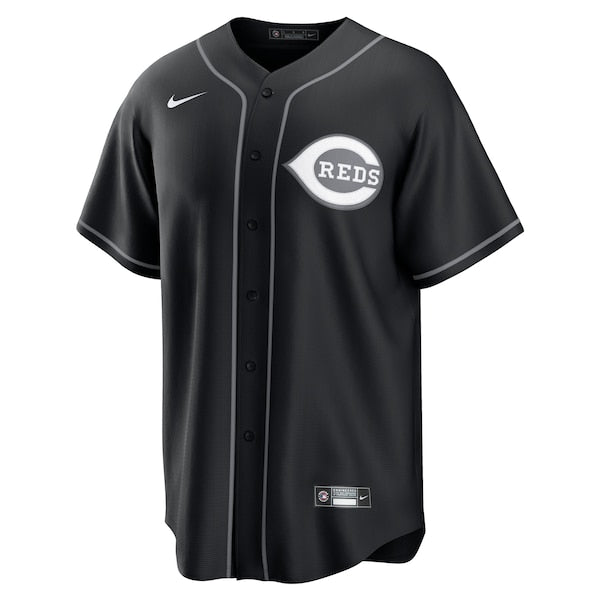Elly De La Cruz Cincinnati Reds Nike Replica Player Jersey - Black - Image 2