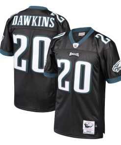 Brian Dawkins Philadelphia Eagles 2003 Authentic Throwback Retired Player Jersey - Black/White