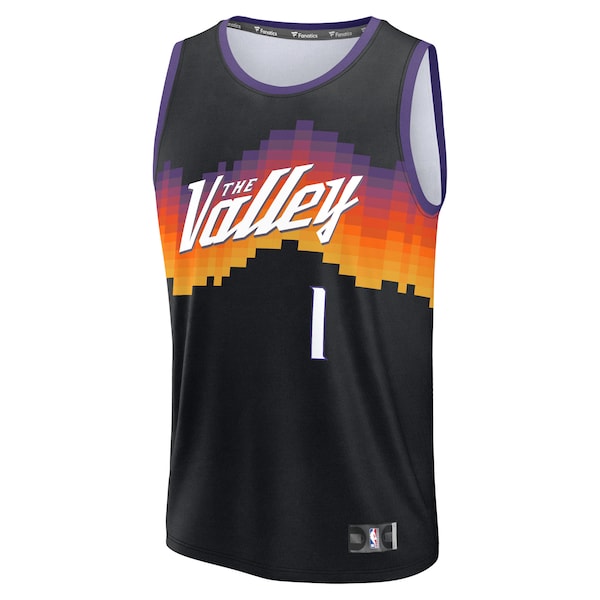 Devin Booker Phoenix Suns 2025/26 City Edition Fast Break Jersey - Black - Image 2
