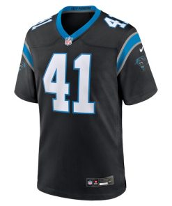 Alternative view of Claudin Cherelus Carolina Panthers Nike Team Game Jersey -  Black