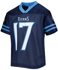 Alternative view of Youth Ryan Tannehill Navy Tennessee Titans Player Jersey