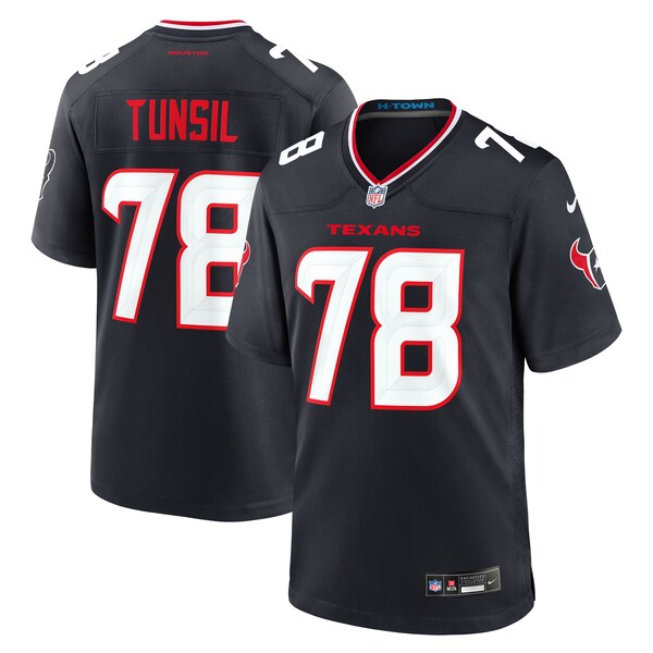 Laremy Tunsil Houston Texans Nike Team Game Jersey - Navy/Red/White - Image 3