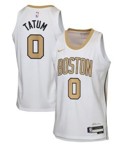 Jayson Tatum Boston Celtics Nike Youth 2025/26 City Edition Swingman Jersey - White