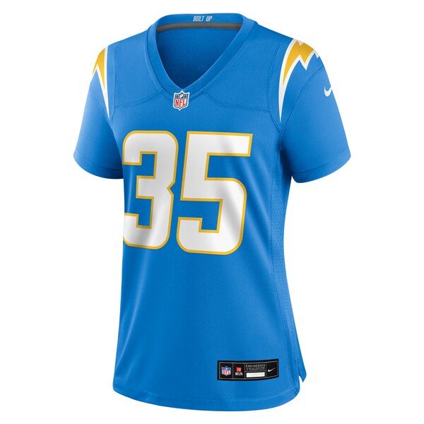 Dicaprio Bootle Los Angeles Chargers Nike Women's Team Game Jersey - Powder Blue - Image 3