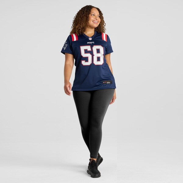 Marcus Harris New England Patriots Nike Women's Team Game Jersey - Navy - Image 6
