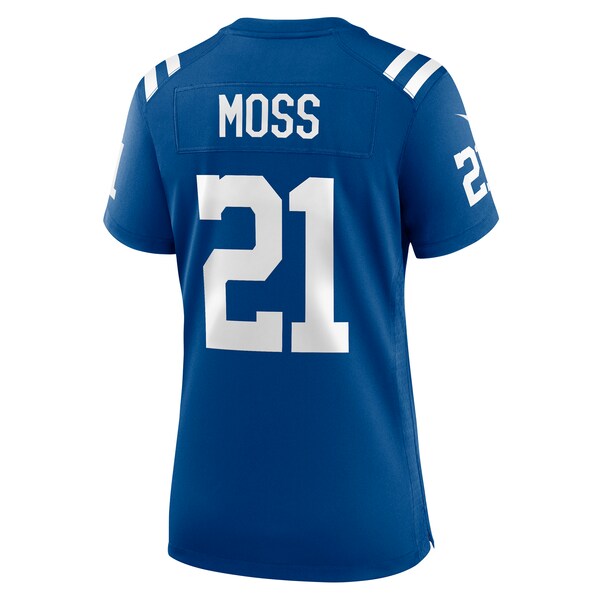 Zack Moss Indianapolis Colts Nike Women's Game Player Jersey - Royal/Blue - Image 4