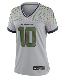 Alternative view of Cooper Kupp Seattle Seahawks Nike Women's 2025 Rivalries Collection Game Jersey - Wolf Gray