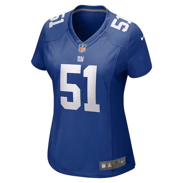 Azeez Ojulari New York Giants Nike Women's Game Player Jersey - Royal - Image 2