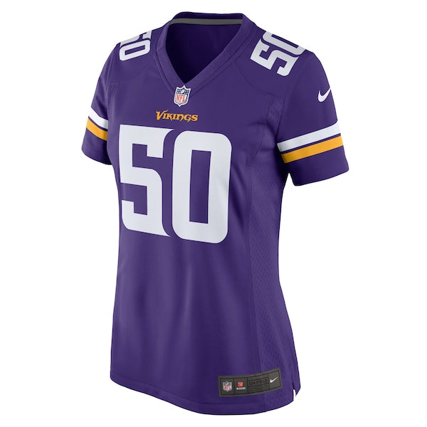 Levi Drake Rodriguez Minnesota Vikings Nike Women's Game Jersey - Purple - Image 2