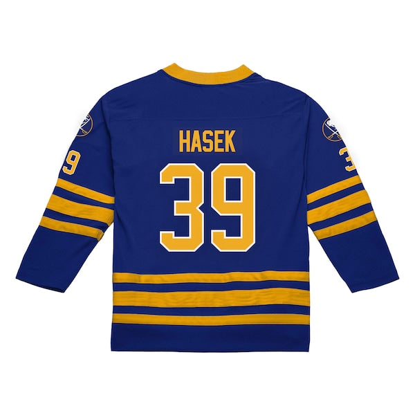 Dominik Hasek Buffalo Sabres 1995-96 Power Play Jersey - Royal - Image 3