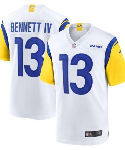 Stetson Bennett Los Angeles Rams Nike Team Game Jersey - White