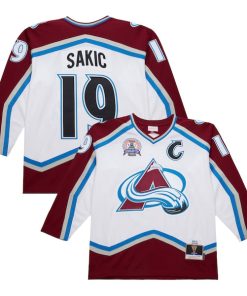 Joe Sakic Colorado Avalanche 2000-01 Power Play Jersey - White