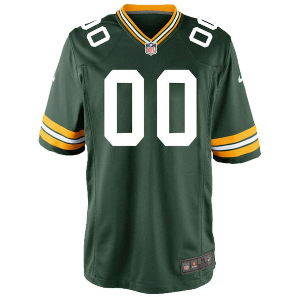 Green Bay Packers Nike Youth Custom Game Jersey - Green - Image 2