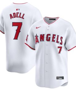 Jo Adell Los Angeles Angels Nike Home Limited Player Jersey - White