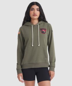 Tampa Bay Buccaneers Nike Women's 2025 Salute to Service Sideline Standard Issue Dri-FIT Hoodie - Olive
