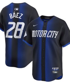 Javier B¨¢ez Detroit Tigers Nike City Connect Limited Jersey - Navy