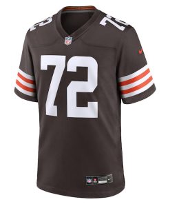 Alternative view of Quinton Jefferson Cleveland Browns Nike Team Game Jersey -  Brown