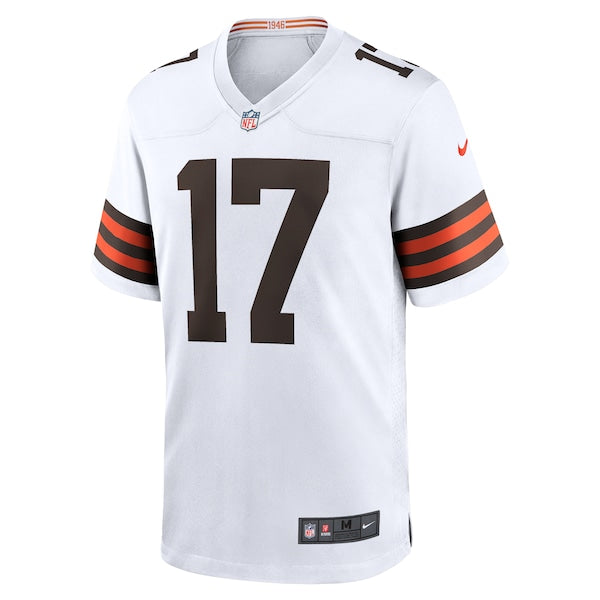 Dorian Thompson-Robinson Cleveland Browns Nike Game Jersey - White/Brown - Image 3