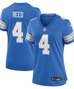 D.J. Reed Detroit Lions Nike Women's Team Game Jersey -  Blue