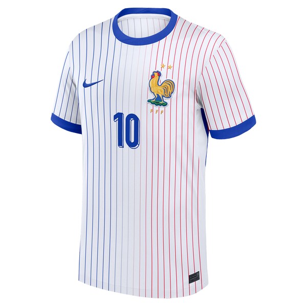Kylian Mbappe France National Team Nike Youth 2024 Away Replica Jersey - White - Image 3