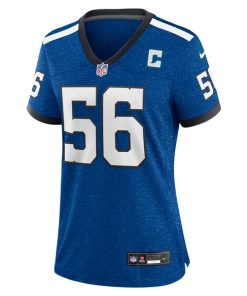 Alternative view of Quenton Nelson Indianapolis Colts Nike Women's Indiana Nights Alternate Game Jersey - Royal