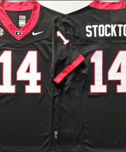 Gunner Stockton NCAA Georgia Bulldogs Nike Vapor Limited Jersey