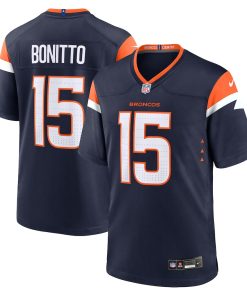 Nik Bonitto Denver Broncos Nike Alternate Game Jersey - Navy