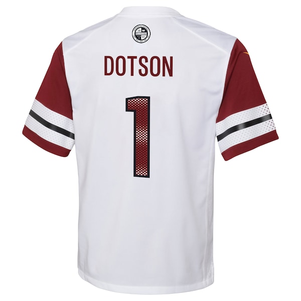 Jahan Dotson Washington Commanders Nike Youth Game Jersey - White - Image 3