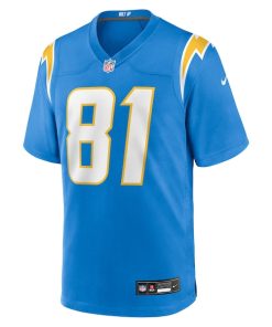 Alternative view of Mike Williams Los Angeles Chargers Nike Team Game Jersey -  Powder Blue