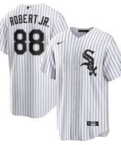 Luis Robert Chicago White Sox Nike Replica Player Name Jersey - White