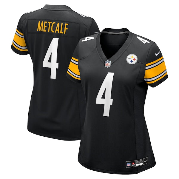 DK Metcalf Pittsburgh Steelers Nike Women's Team Game Jersey - Black