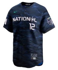 Alternative view of Lourdes Gurriel Jr. National League Nike 2023 MLB All-Star Game Limited Player Jersey - Royal