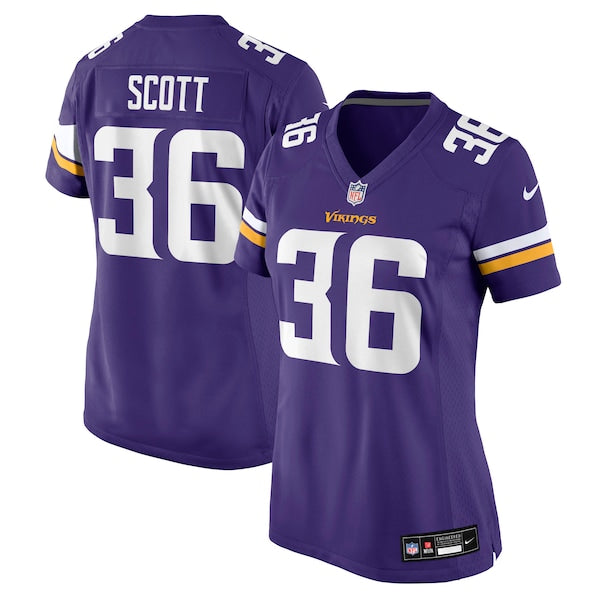 Zavier Scott Minnesota Vikings Nike Women's Team Game Jersey - Purple