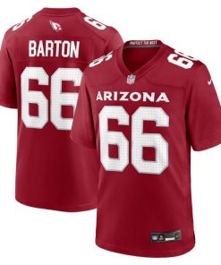 Jackson Barton Arizona Cardinals Nike Team Game Jersey -  Cardinal