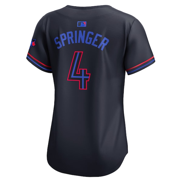 George Springer Toronto Blue Jays Nike Women's 2024 City Connect Limited Player Jersey - Navy - Image 3