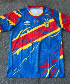 Alternative view of Democratic Republic of the Congo National Team Umbro 2026 Home Jersey - Blue / Red / Yellow
