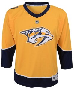 Alternative view of Nashville Predators Youth Home Replica Custom Jersey - Gold