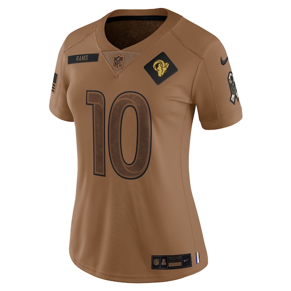 Cooper Kupp Los Angeles Rams Nike Women's 2023 Salute To Service Limited Jersey - Brown - Image 2